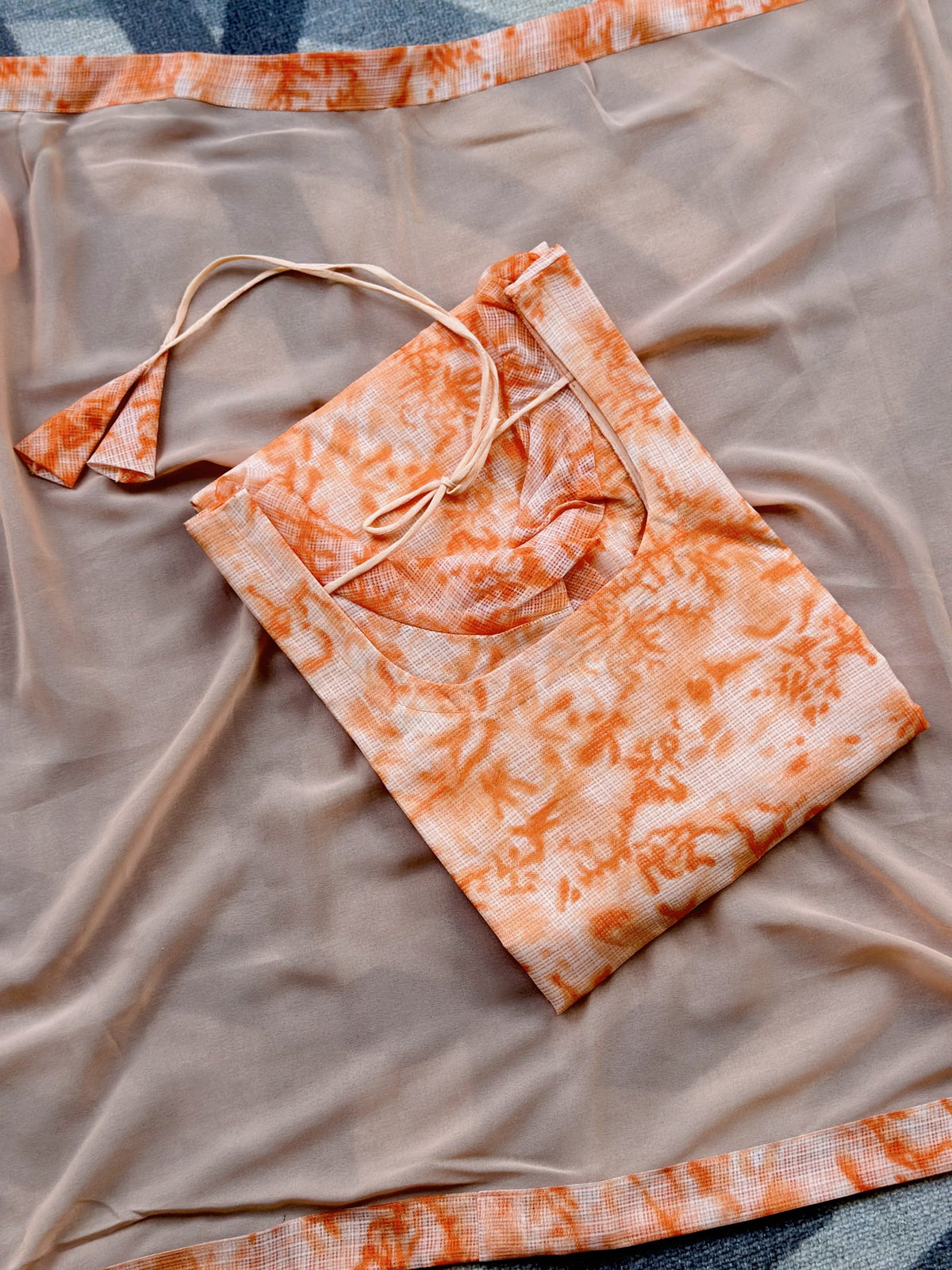 Peach kota kurti set in Kota – Kurta Set by Dharvi by Rachana