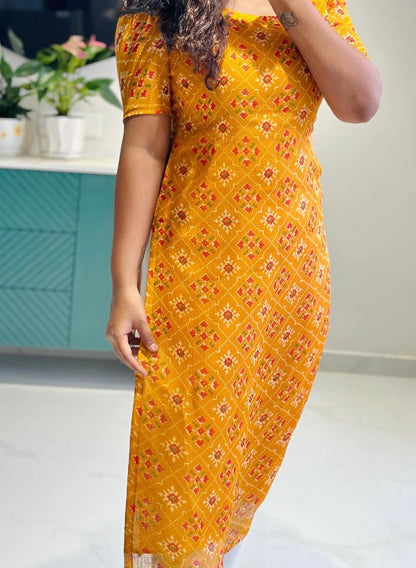 Yellow Kota kurti